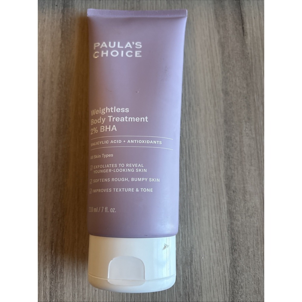 Paula's choice Weightless Body Lotion Txment 2% BHA Salicylic Acid Chamomile exf